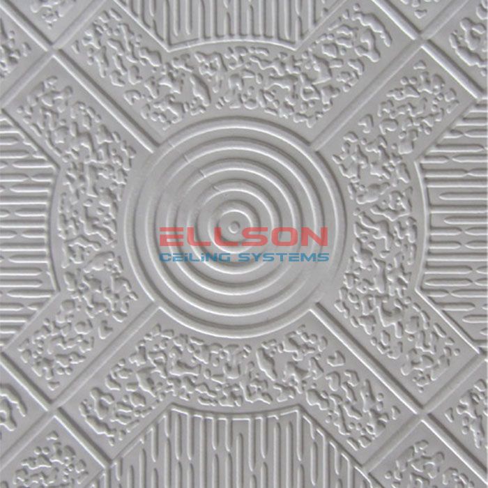 PVC Laminated Gypsum Ceiling Tiles EP245